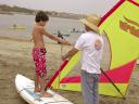 Cabrillo Beachsports Day Boy Windsurfing lesson6-4-05 193_edited